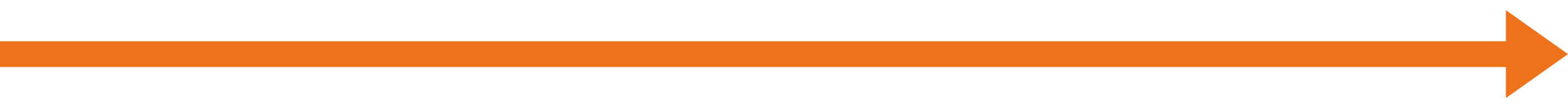 long orange arrow